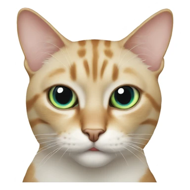 Cat with cyber eye  sticker