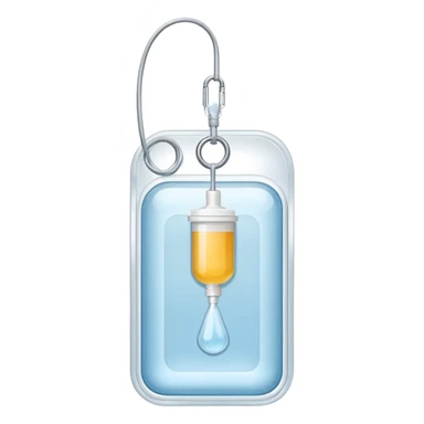 IV bag medication hanging sticker