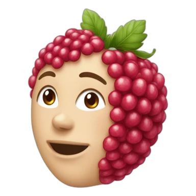 Une framboise ￼ sticker