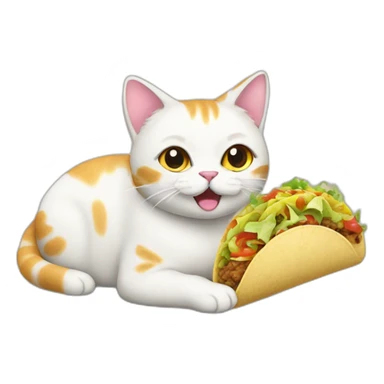 taco cat sticker