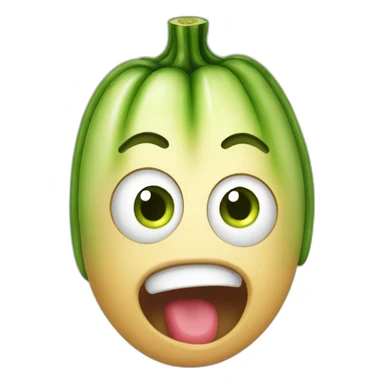 shocked cucmber sticker