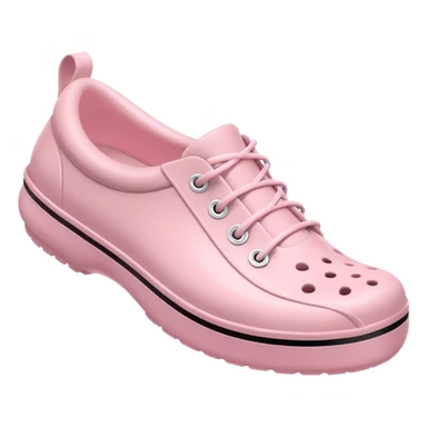 crocks fun edition in pastel pink color sticker