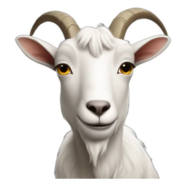sad goat sticker