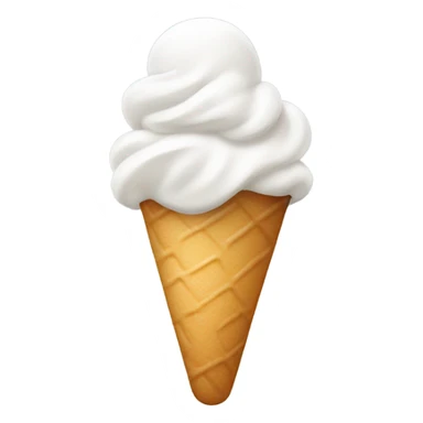 Ice cream scoop hairstyle sticker