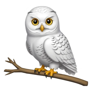 snowy owl sticker