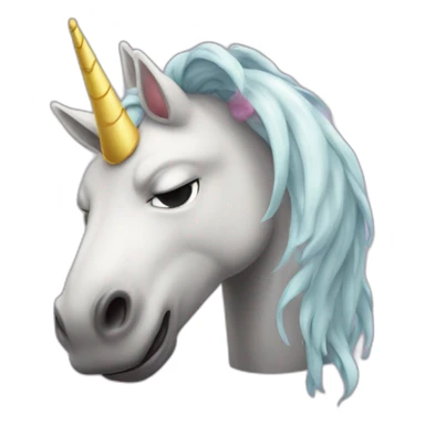 licorne qui vomit sticker