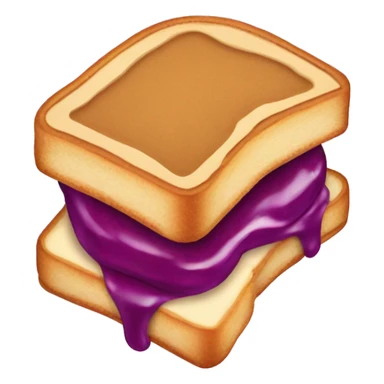 peanut butter and jelly sandwich  sticker