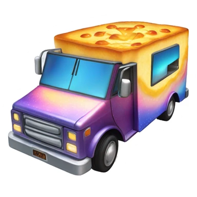 Fiery hot Blueberry Cheesecake holographic hot wheel food truck sticker