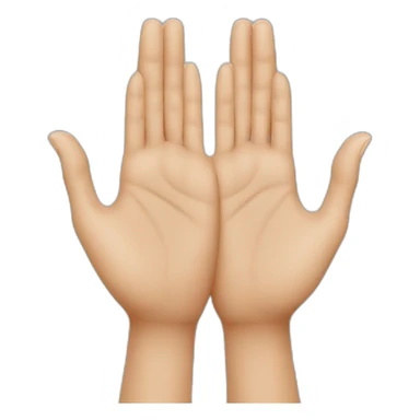 Namaste only hands sticker