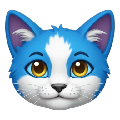 blue Smurfcat sticker