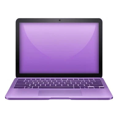 Light purple laptop sticker