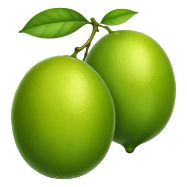 2 green lemons sticker
