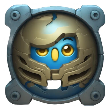 DimensionPortal Blau sticker