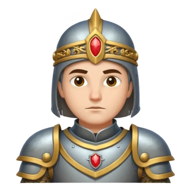 a medieval emissary  sticker