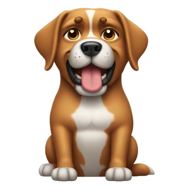 dog with thumbs down sticker