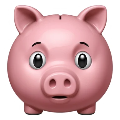 emoji of sad piggy bank] sticker