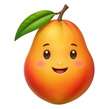 Cute mango sticker