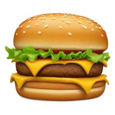 Wendy’s double cheeseburger  sticker