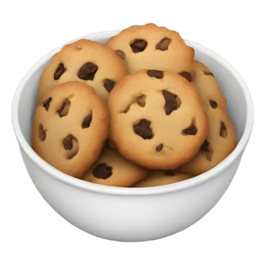 bowl of cookies sticker