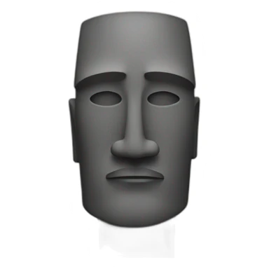 a moai sticker