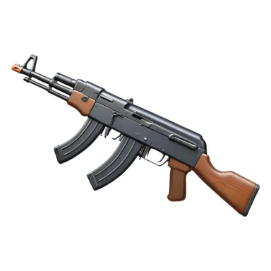 an ak47 with no stock sticker