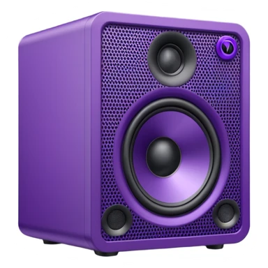 Purple Funktion-One Evo 7 loudspeaker sticker