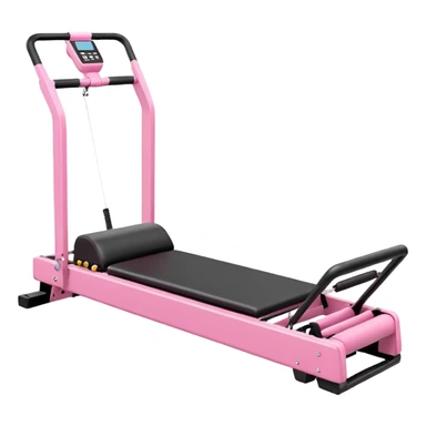 Pilates reformer pink machine sticker