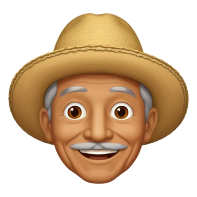 Mexican old man sticker