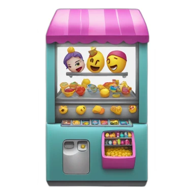 toy vendor machine sticker