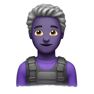 purple work in progress sticker