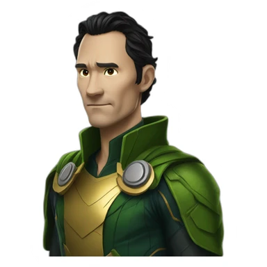 Lock in loki costume marvel sticker