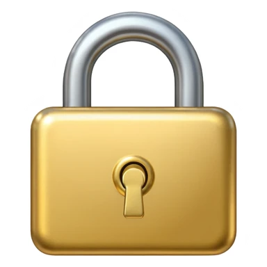 open lock apple style emoji sticker