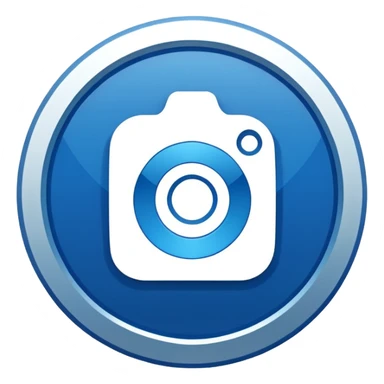 A high-resolution 2D icon of an Instagram-style verified badge. 8 jagged circle sticker