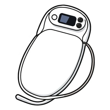 Thin rollable electronic stimulation pad for muscle rehabilitation after orthopedic surgery sticker