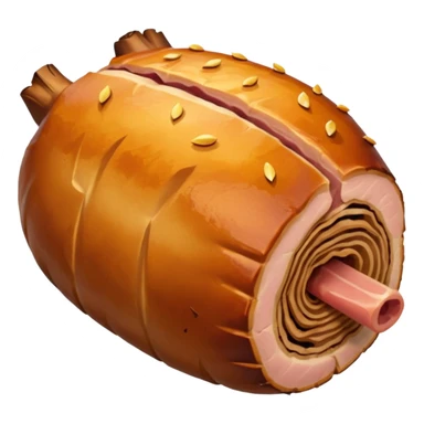 a roasted joint of pork sticker