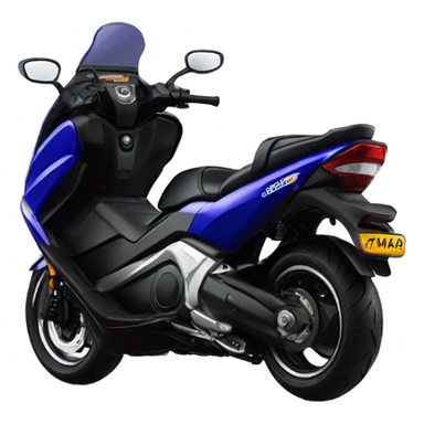 yamaha tmax 2012 rode by Aladdin Disney Character  sticker