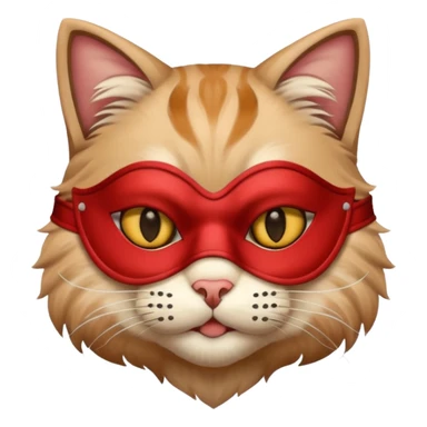 Cat wearing a mask  sticker
