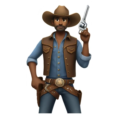 Cowboy from Boston sticker
