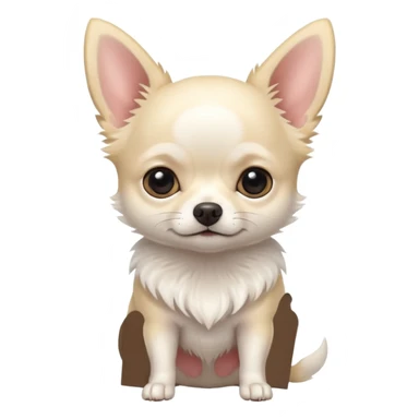 White chihuahua  sticker
