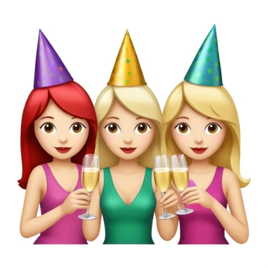 girls party in club sticker