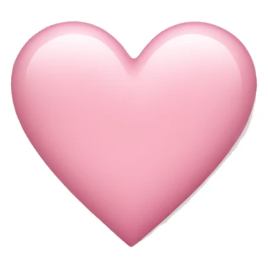Light pink heart  sticker