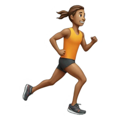 trail runner sticker