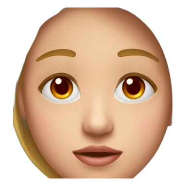 red splotches on person face sticker