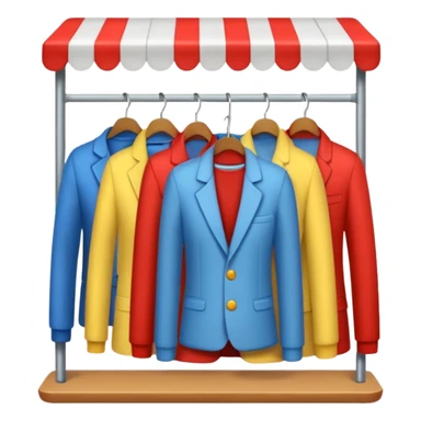 clothing store sticker