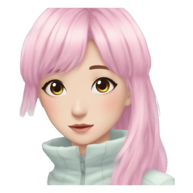 Gorgeous Beautiful Pretty Anime-Pastel-Girl aesthetic sticker