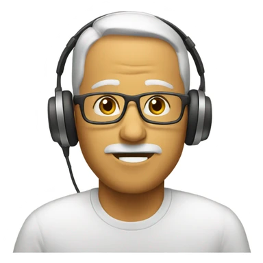 Listening to folks talk sticker