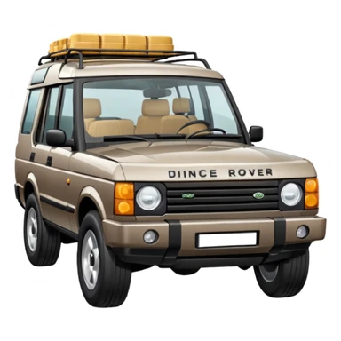 Grey-brown Land Rover Discovery
Apple emoji style. sticker