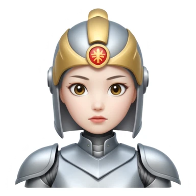chinese babe ai robot warrior sticker