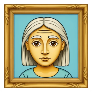  picasso painting frame sticker