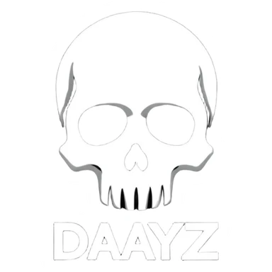 THE dayz logo saying “You Are Dead”  sticker